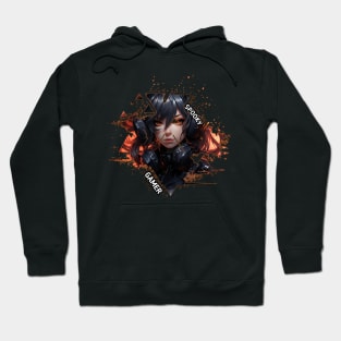 Goth Halloween Gamer Girl Hoodie